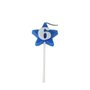 Vela Estrela Nº 6 Azul Provelaf