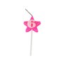 Vela Estrela Nº 6 Rosa Provelaf