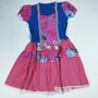 Vestido Junino Caipira Tamanho Nº46 Rosa Jeitinho de Anjo