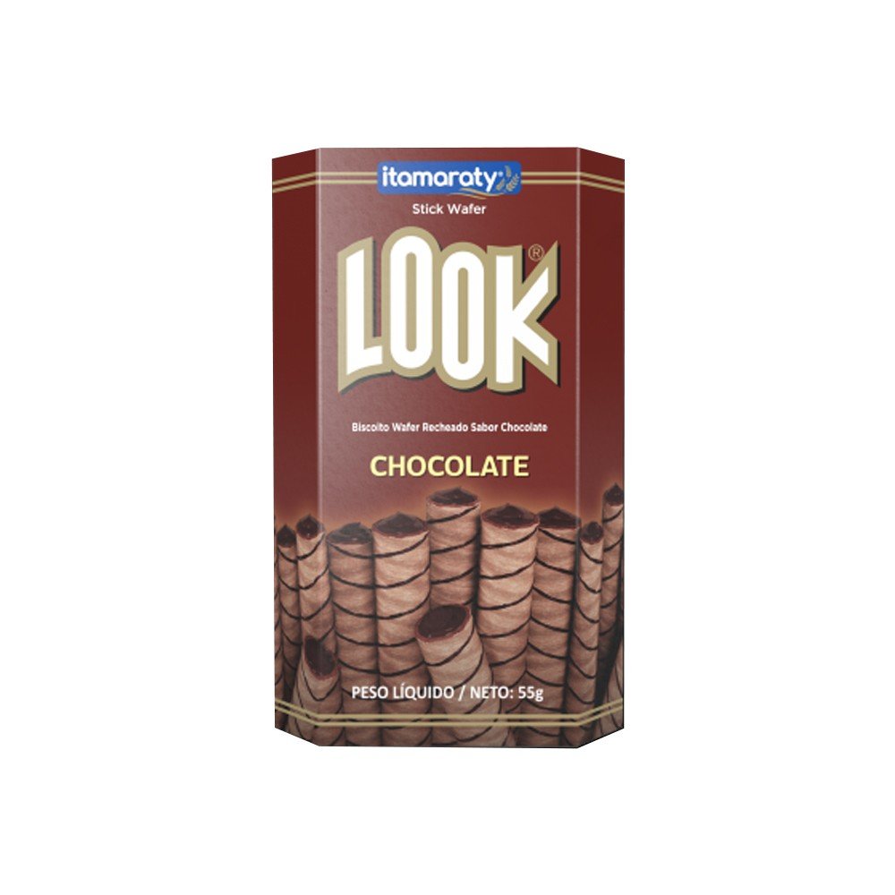 Wafer Look Chocolate 55g Itamaraty - Welban